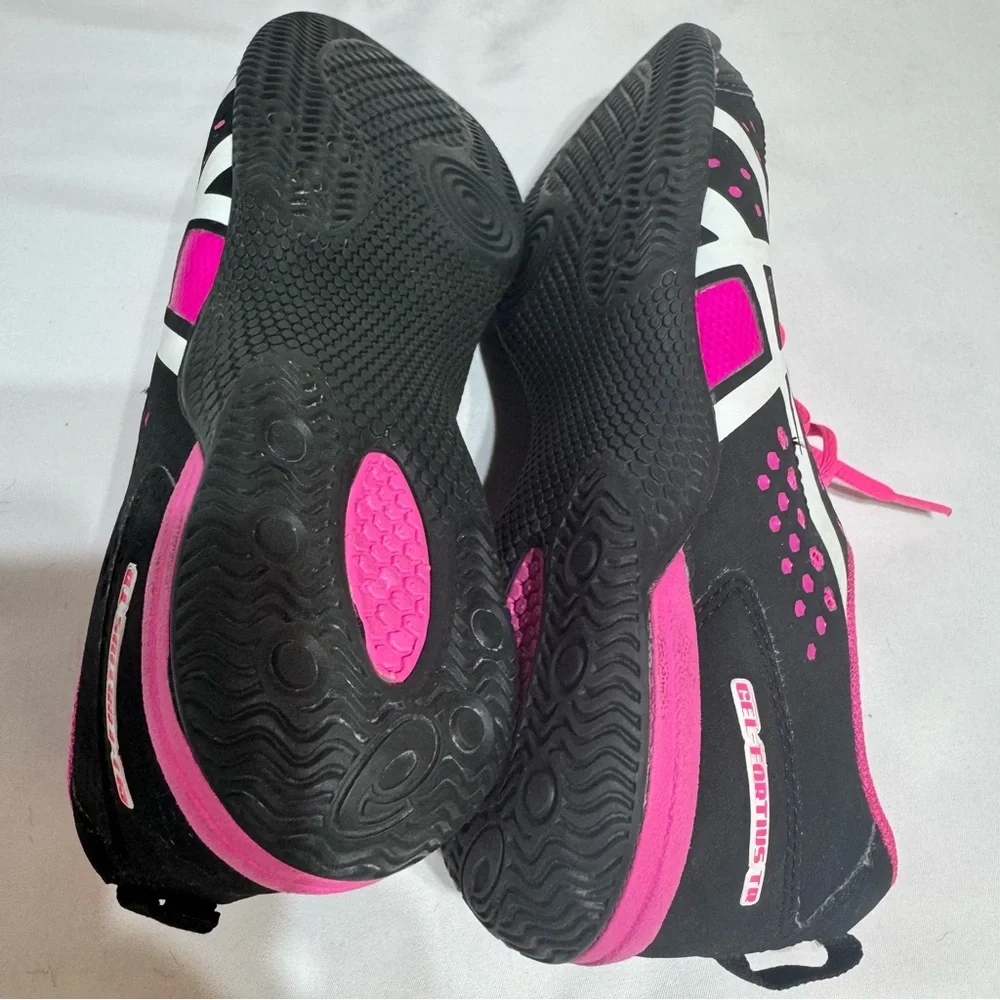 Asics Womens‎ Gel-Fortius TR Running Shoes Black Pink Athletic Trainers Size 8.5